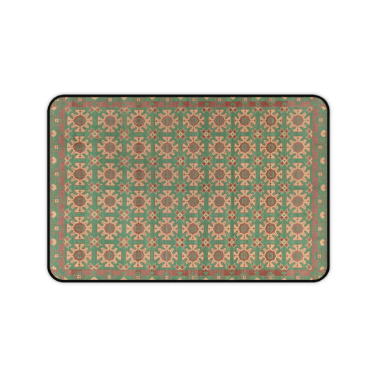 Retro Cultural Rug Large Mouse Pad