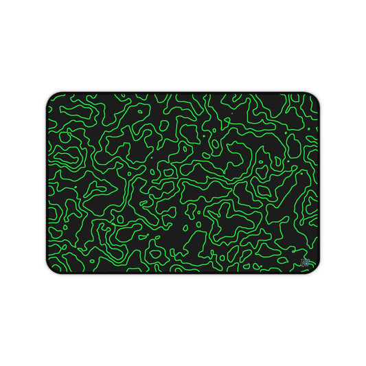 Desk Mat - Large Green and Black Mouse Pad